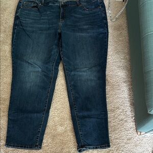 Torrid Dark Blue Straight Leg Jeanssize 24R length 30 inches